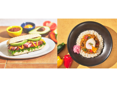 ベックスコーヒーで今年の夏を最高においしく乗り切る “ 野菜×スパイシー ” な「アボカド&ポークのチーズメキシカンパニーニ」と「グリル夏野菜のキーマカレー」を6月3日(火)から期間限定発売！