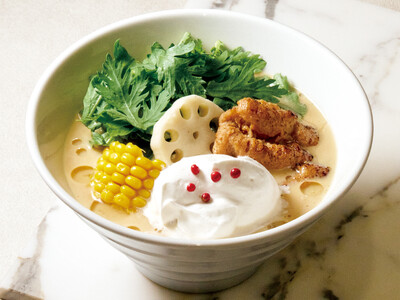濃厚クリーミー×ふんわりホイップのヴィーガンラーメン！SOYミルクフォームの「糀 Miso Ramen」12月1日（月）からT’sたんたん限定店舗（東京・池袋）で発売