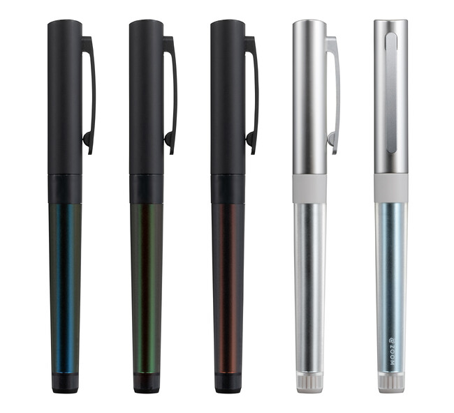 変幻する半透明ボディ キャップ式水性ゲルボールペン『ZOOM L1』新5色