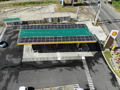 LONGi、フィリピンのシェルガソリンスタンドに高効率の太陽電池モジュールを提供