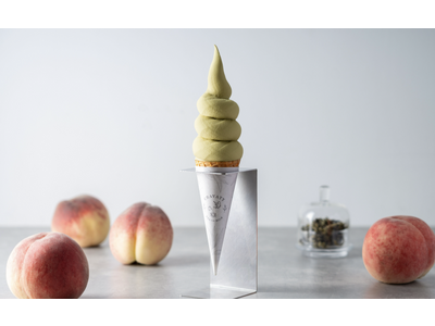 CHAVATYで人気のティーソフトクリームから“白桃×凍頂烏龍茶”の透き通るような清々しい味わい『白桃烏龍ソフトクリーム』が7月20日(木) より販売開始