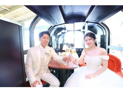 リゾート列車「雪月花」で挙げる、結婚式を2組50万円で期間限定募集！