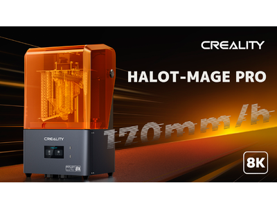 光造形で最高造形速度170mm/hを実現。【HALOT-MAGE PRO 8K】（Creality
