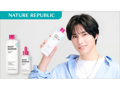 韓国スキンケアブランドをけん引するネイチャーリパブリックの新スキンケアライン「ルートバリア」のアンバサダーに山根航海さんが就任！