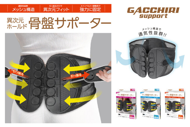 体を酷使する現代人の身体を「ガッチリサポート！」骨盤