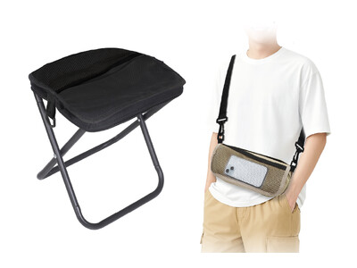 「チェア＋鞄=？」手ぶら推奨フェスやテーマパークはこれ！2026年決定版「折りたたみチェア」が3月新発売