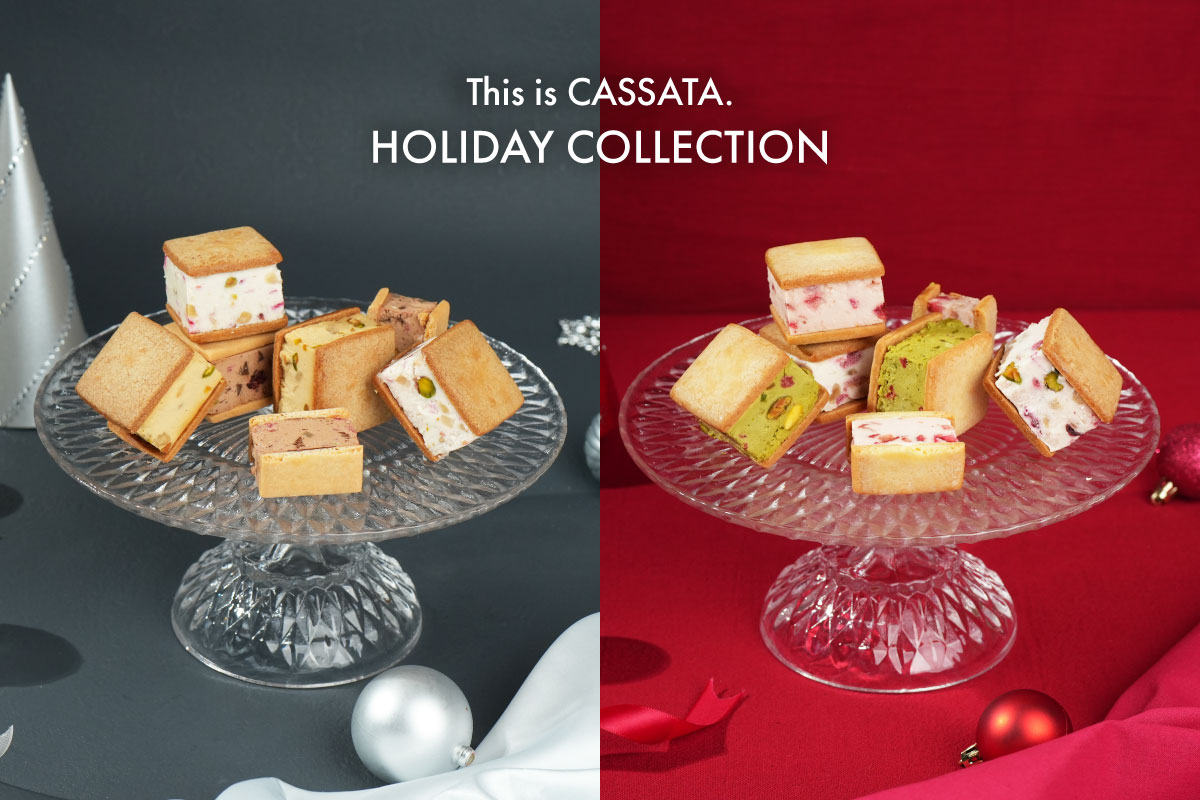 【クリスマス限定】This is CHIFFON CAKE.が展開する“カッサータ”ブランドThis is CASSATA.から、ホリデー限定のカッサータサンドアソートBOXが新発売！