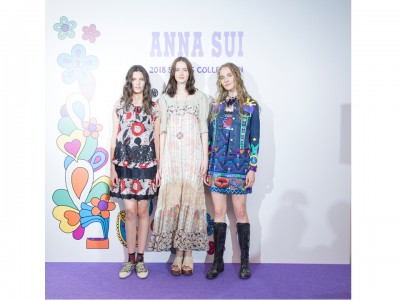 『ANNA SUI 2018 SPRING COLLECTION』日本で初となるプレゼンテーション形式の展示会を実施