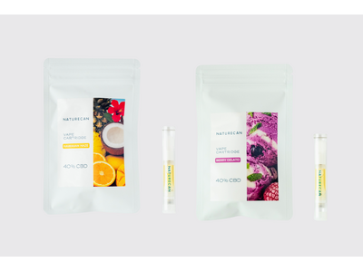高濃度CBDリキッドが楽しめる"40％CBD充填済みカートリッジ"に新フレーバー「HAWAIIAN HAZE」&「BERRY GELATO」が登場！｜Naturecan