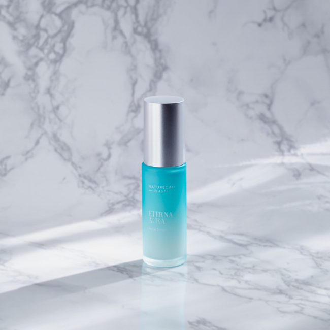 長く続く美しさを見据えた“肌を守る・整える・育てる”CBD美容液「Eterna Aura(エテルナ・オーラ)フェイスセラム」が新発売!|Naturecan