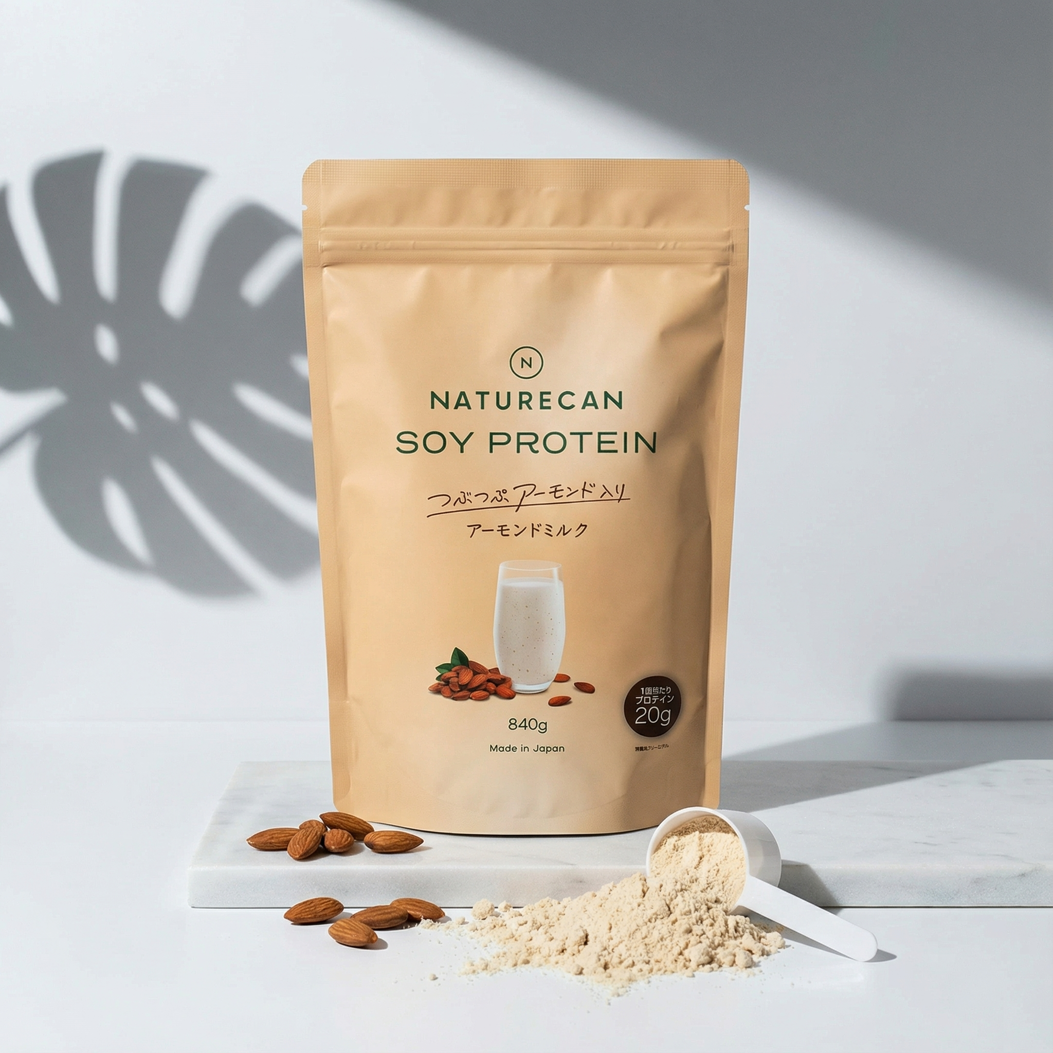 ご好評のソイプロテインが、食感も栄養も進化してリニューアル！つぶつぶ食感が楽し…