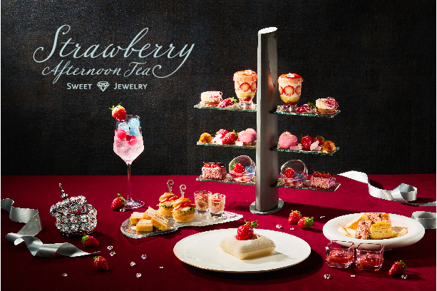 【THE THOUSAND KYOTO】いちごとラグジュアリーに煌めく宝石の饗宴 Strawberry Afternoon Tea ~Sweet jewelry~のメイン画像