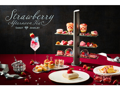 【THE THOUSAND KYOTO】いちごとラグジュアリーに煌めく宝石の饗宴 Strawberry Afternoon Tea ~Sweet jewelry~