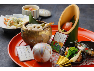 【琵琶湖ホテル】かるたの聖地・大津ならではのおもてなし　平安時代に詠まれた春の情景を表現した「百人一首ランチ」