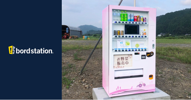 高知県高岡郡四万十町の『GFI農園』、新鮮野菜が購入できる自販機を設置！看板型デザイン自動販売機「ボードステーション」