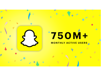 Snapchat月間アクティブユーザー数が7億5000万人！