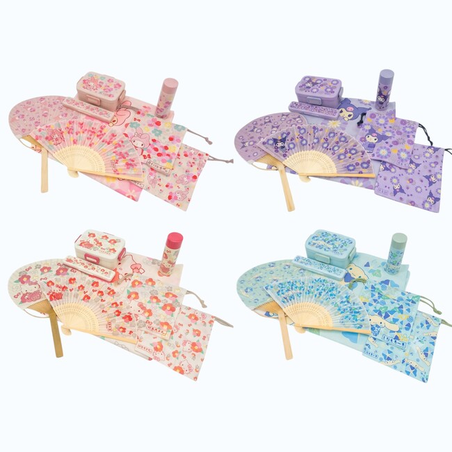 【サンリオキャラクターズ】大人の日常に情緒溢れる和モダンを！スケーターの上品な「サンリオキャラクターズ和柄シリーズ」全40アイテムが発売中！ランチグッズや和小物など豊富な品揃え