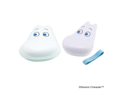 【ムーミン】愛らしいお顔の容器に入れるだけで、SNS映えする楽しい盛り付けが完成！ダイカットのプレートとランチボックスがスケーターから新登場