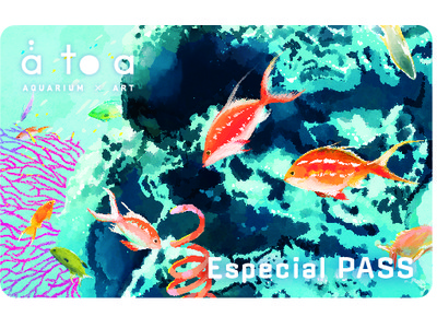 【AQUARIUM×ART atoa】プレミアムな年間パスポート『atoa Especial PASS』販売します！！