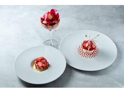 西麻布「SF FRENCH」『J'apprends（ジャプォン）』、苺尽くしのデザートコースを2日間限定で提供