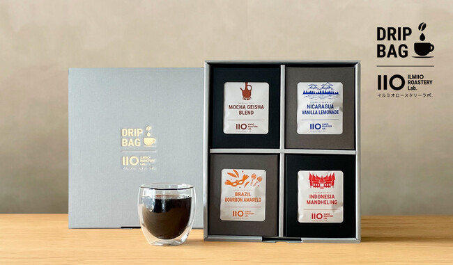 【ILMIIO ROASTERY Lab.】ゲイシャブレンド入りドリップバッグギフトBOXの販売を開始