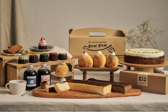 スイーツのテイクアウト専門店「UNI COFFEE ROASTERY BON BON」が3月19日、BASEGATE横浜関内にオープン