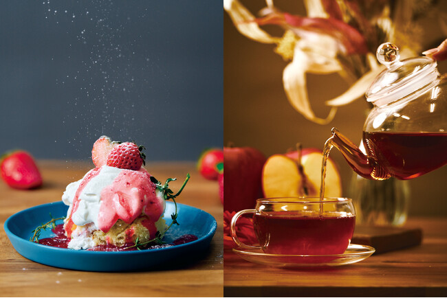 新定番スイーツ!“ふわしゅわ”新食感の『とろける生ショートケーキ』と、ノンカフェイン『季節のリフレッシュティー』を同時発売