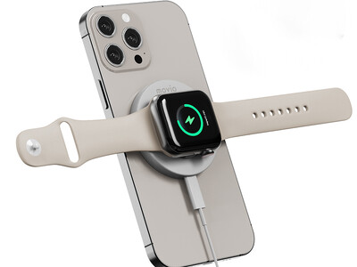 ナガオカ　Apple Watch　と　iPhone/スマートフォンの２デバイス同時充電が可能な携帯型ワイヤレス充電器　「M313WC」を発売開始