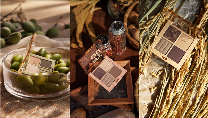 中国コスメ「INTO U」から4色アイシャドウパレットが10月27日より新発売。オイルとパウダーの混合比にこだわった新感覚テクスチャーで、あなただけの毎日を彩る