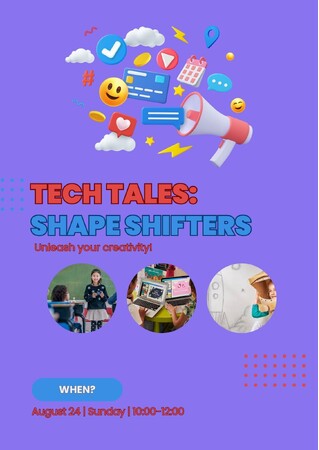 GLIオンラインイベント「Tech Tales: Shape Shifters」開催！ランダムな形から広がる、子どもの創造力と英語表現力