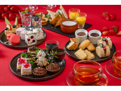 名駅より徒歩5分の絶景ホテルで堪能する、冬限定の贅沢冬彩る「いちご×ショコラ」アフタヌーンティー