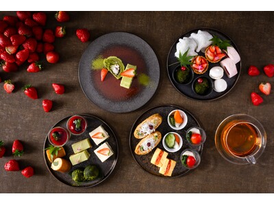 銀座のホテルで味わう「いちご×ショコラ」アフタヌーンティー 月替わりの“季節の一皿”やクリスマス期間限定...