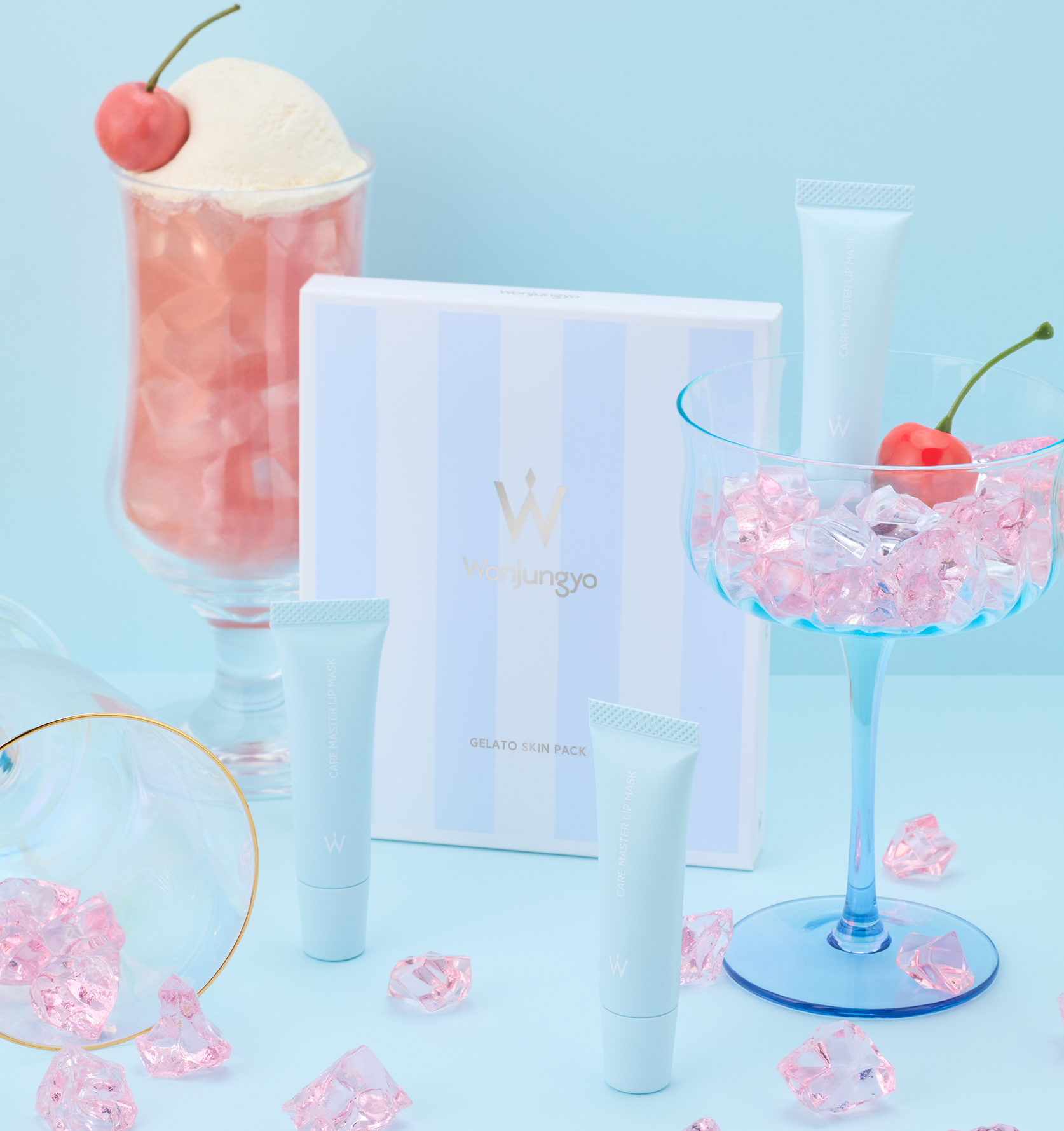 ＜Wonjungyo＞日中のぷっくり（※）グロス効果＆濃密保湿ができるリップマスクに透明感アップ（※）なブルーカラーが限定登場！