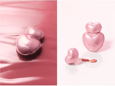 韓国発のコスメブランド「NAMING.（ネーミング）」からメタリックピンクの新作ハートグロス３色が日本限定で発売！ぷるん※1としたツヤと立体感で唇をより美しく