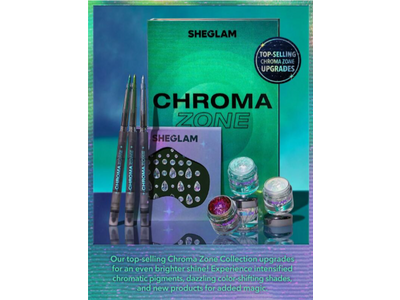 「SHEGLAM」のベストセラー商品「Chroma Zone」の第2弾『Chroma Zone 2.0』より、濃密な発色と繊細なラメが煌めく計6商品が登場！