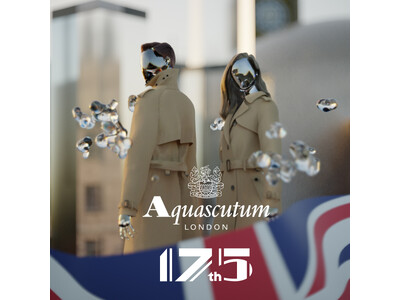 【Aquascutum 175周年】ブランドの過去・現在・未来を描くキービジュアル公開