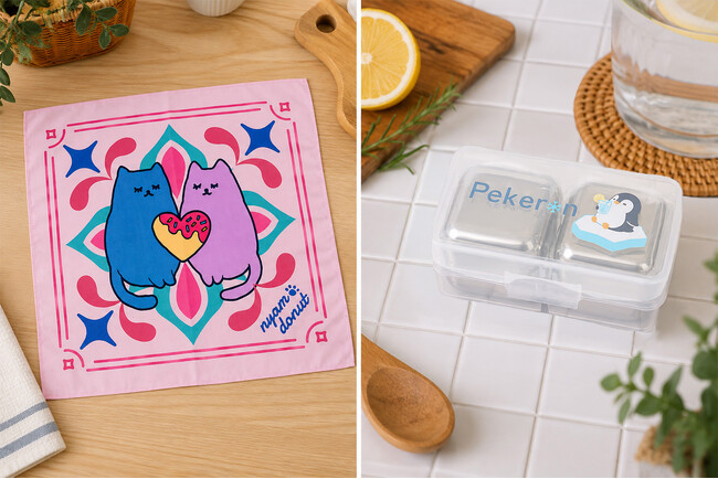夏のギフトに！1点から作れる「溶けない氷」と「バンダナ」がオリジナルプリント.jpに新登場
