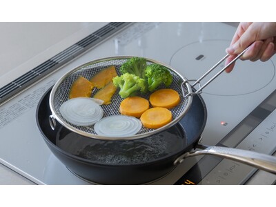 [新発売] 蒸し料理を、もっと身近に。食洗機OKの“使い倒せる盆ざる”登場