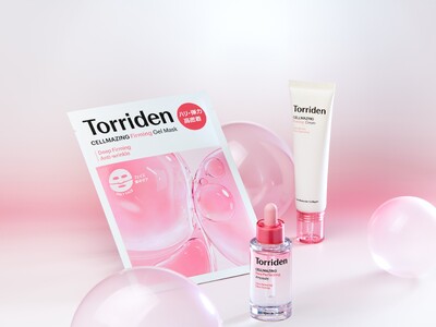 「Torriden(トリデン)」人気のセルメイジングシリーズより待望の“コラーゲンライン”3種日本上陸!