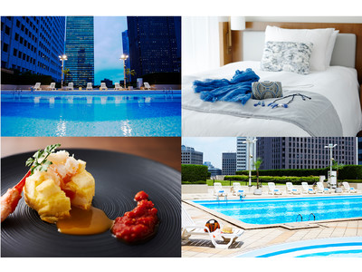 SNS世代を中心に人気のスカイプールが今年もオープン！高層ビル群の摩天楼と緑が広がるプールで夏を満喫