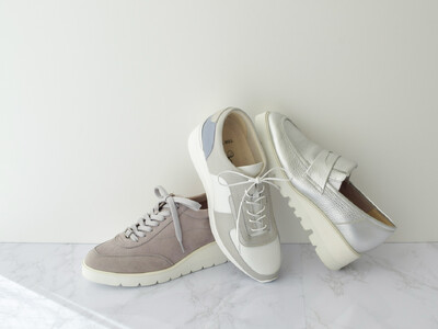 【銀座かねまつ】冬コーデの鮮度UPに!今から使える春スニーカー＆バッグ