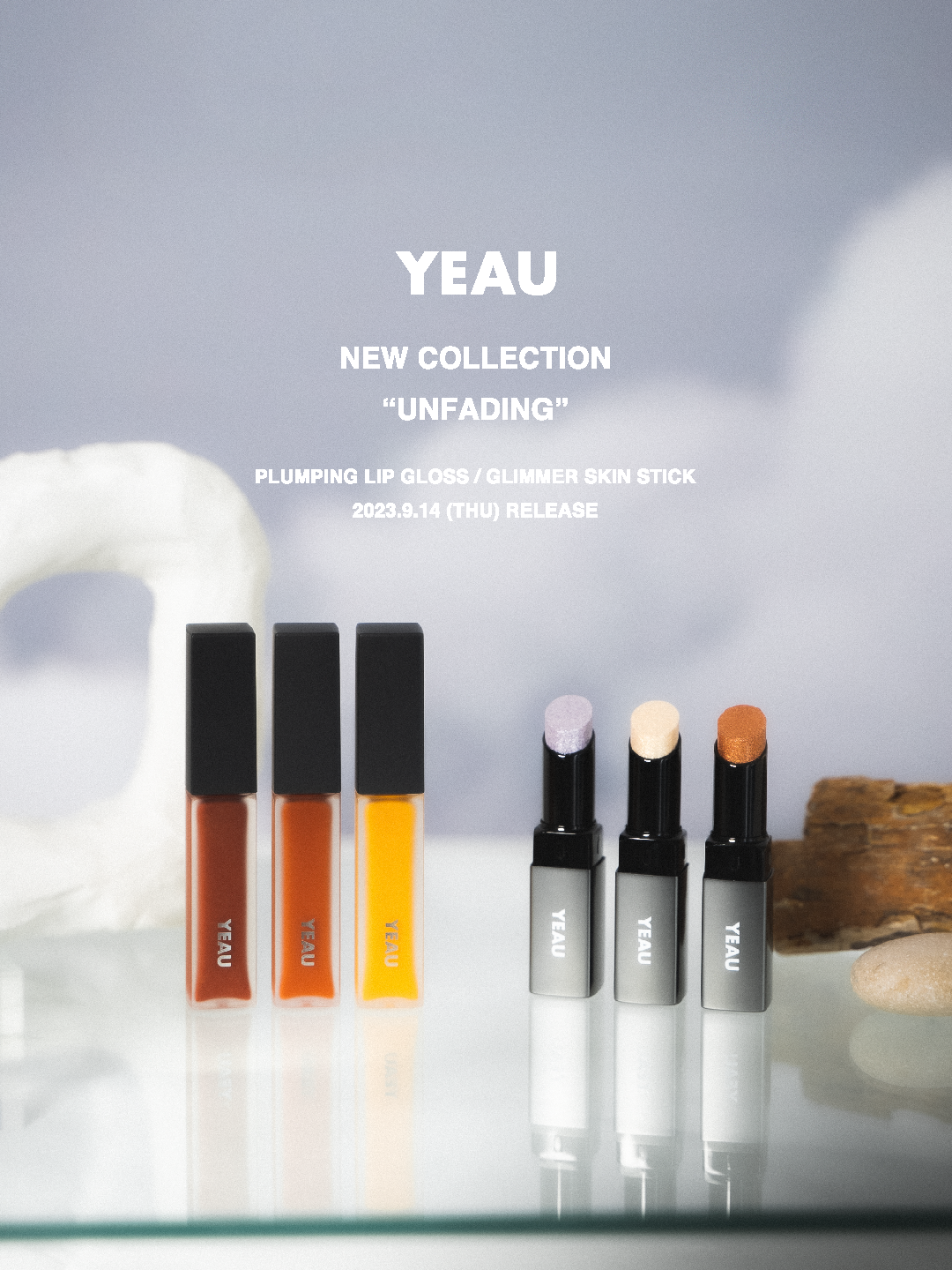 コスメティックブランド「YEAU(ヨウ)」から新作コレクションが登場。POP UP SHOPを開催