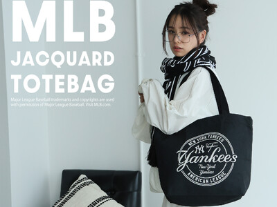 E-COMEGROUPよりMLBからジャガード生地を使用したトートバックをリリース。