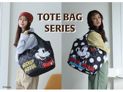 E-COMEGROUPより、「Mickey Mouse」「Minnie Mouse」デザインのQUILTING TOTEBAGSERIESを発売！<