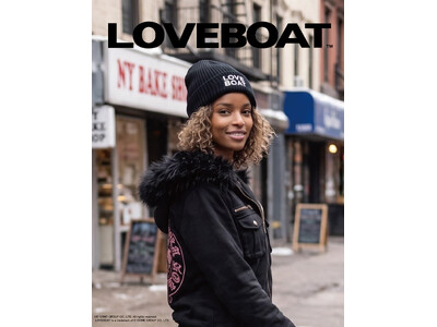 「LOVEBOAT」から冬のトレンドアイテム！ワンポイント刺繍＆ビッグロゴが映えるニット帽が登場！