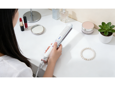 【新発売】冷風×2wayで新たなスタイリング体験! 瞬間冷却で形をキープするヘアアイロン「冷マジック」