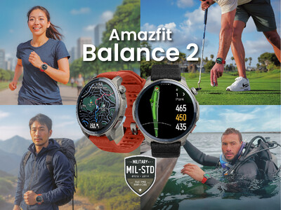 Amazfit Balance２・Amazfit Active 2 Square・Amazfit Helio Strap日本上陸！