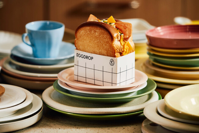 韓国発プレミアムエッグサンド「EGGDROP(エッグドロップ)」、日本初上陸。 青山に直営1号店をオープン