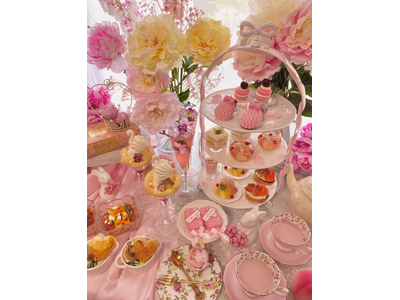 【HAUTE COUTURE CAFE 表参道】白鳥たちが舞うバレエの舞台をイメージした、ピオニー咲き誇る優雅なアフタヌーンティーが登場「Swan Ballet Afternoon Tea」