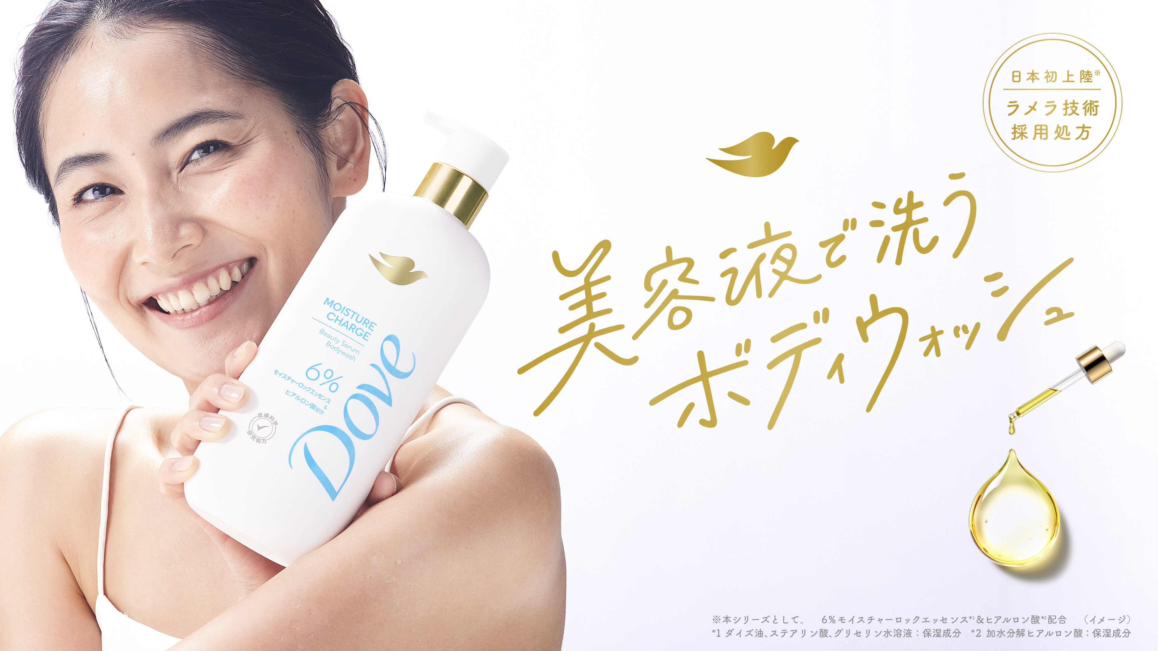 ダヴから“美容液で洗うボディウォッシュ”が日本初上陸※1 スキンケア級のボディケアで、理想の肌へ。　「ダヴ　ビューティセラムボディウォッシュ」シリーズ 全2種